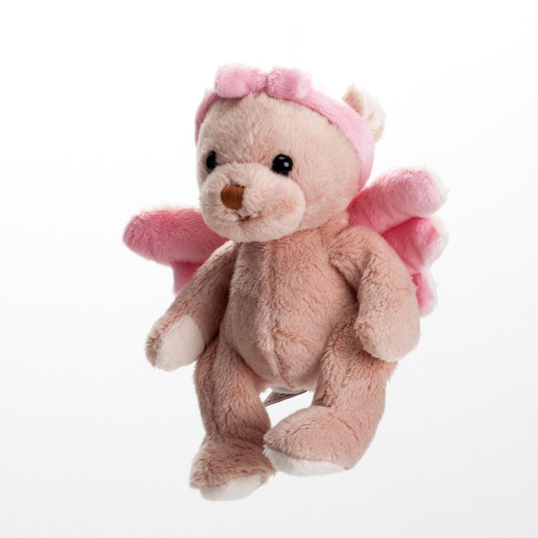 Іграшка м'яка ведмежа GUARDIAN ANGEL PINK, 15 см