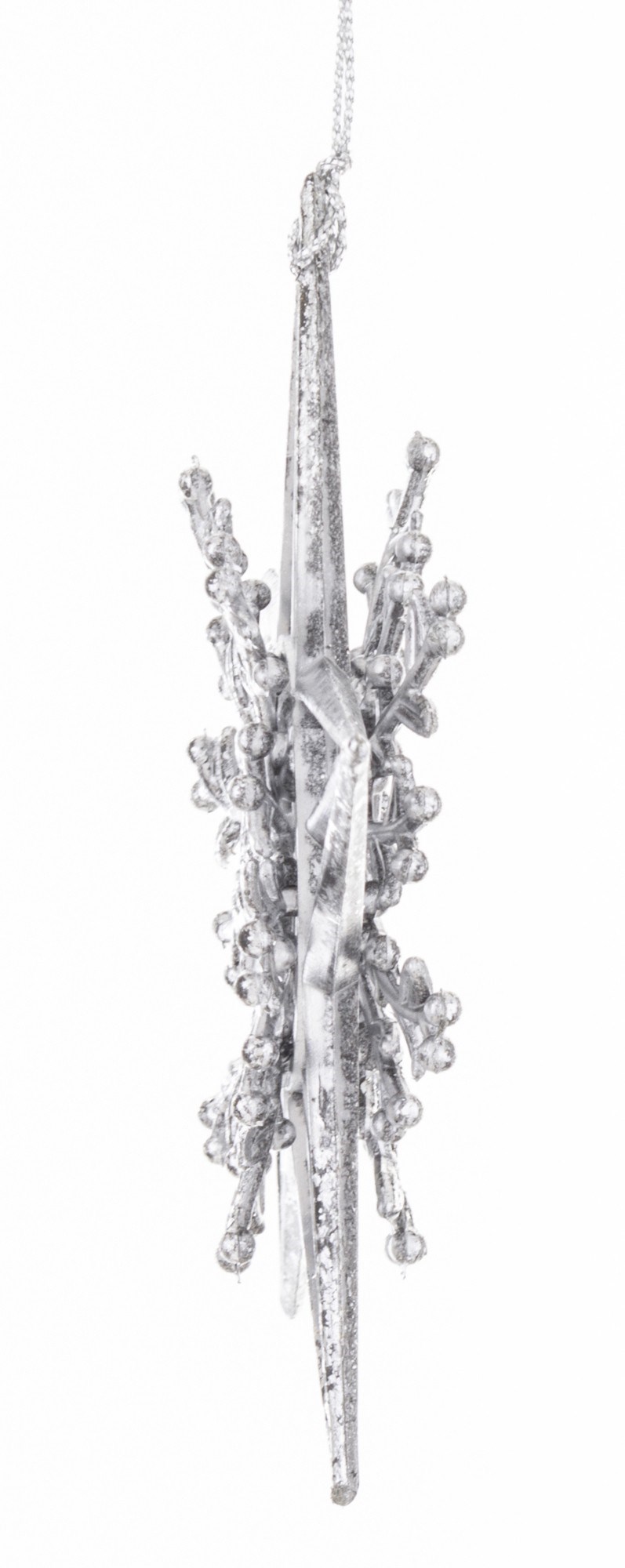 Новорічна прикраса Зірка Antique silver, 11*11*2 см, 146542*