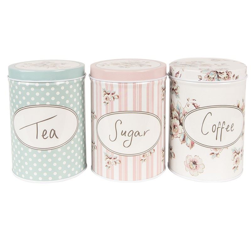 Металическая банка для сахара Винтаж, 8*12 см, 6BL0111Sugar
