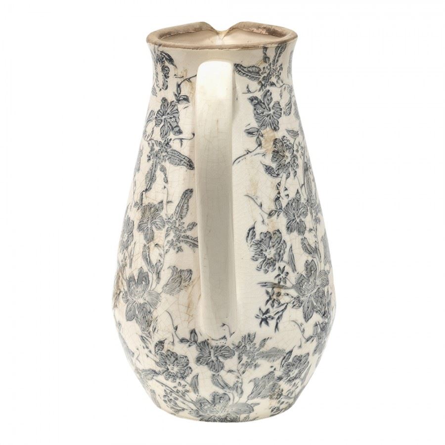 Декоративный керамический кувшин в винтажном стиле Pastel Blue, 24*17*30 см, 6CE1444L