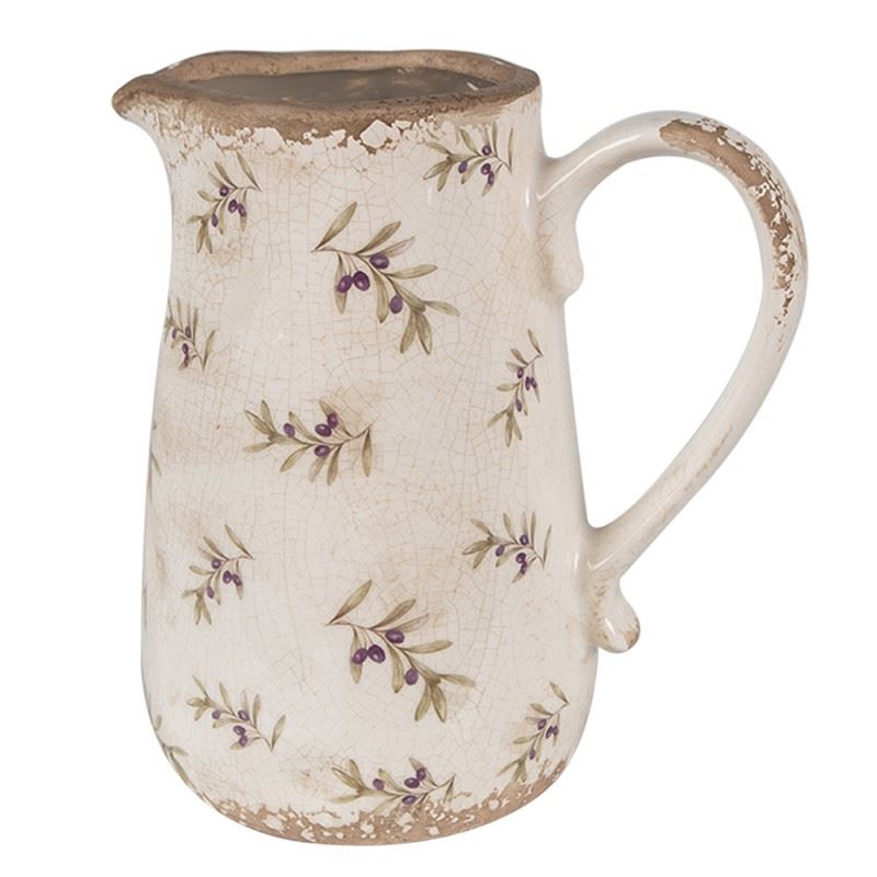 Декоративный керамический кувшин в винтажном стиле Olives, 16*12*18 см, 6CE1671M