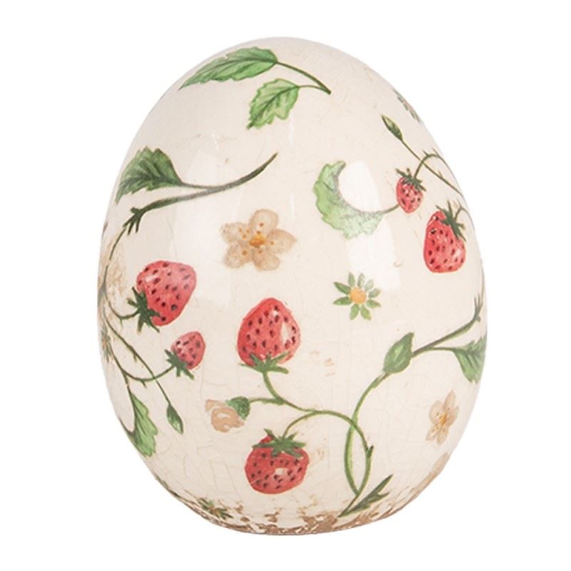 Керамическая фигурка Яйцо Strawberries, 10*12 см, 6CE1919M