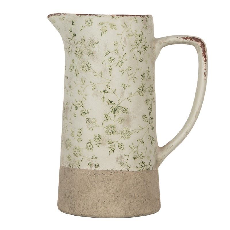 Декоративный керамический кувшин в винтажном стиле Pastel Green, 21*14*26 см, 6CE1924L
