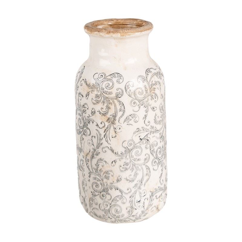 Декоративная керамическая ваза в винтажном стиле Pastel Grey, 15*32 см, 6CE1927L
