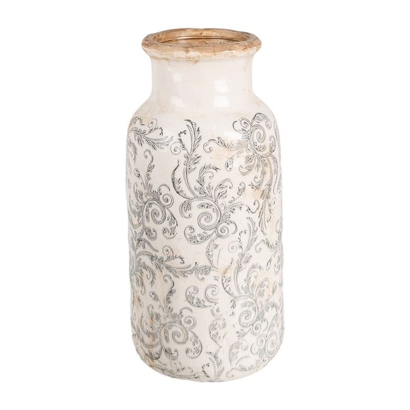 Декоративная керамическая ваза в винтажном стиле Pastel Grey, 15*32 см, 6CE1927L
