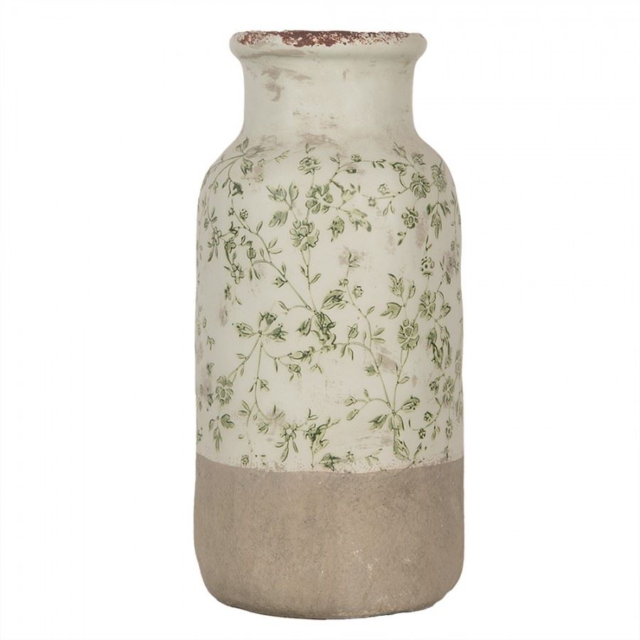 Декоративная керамическая ваза в винтажном стиле Pastel Green, 15*32 см, 6CE1929L