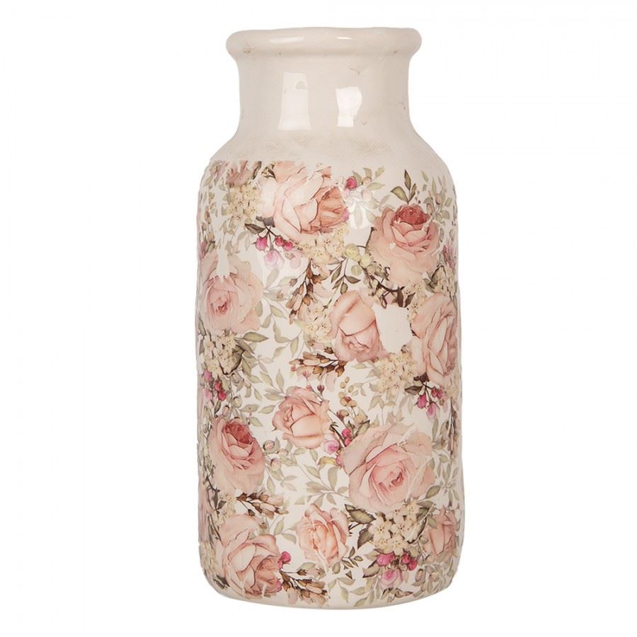 Декоративна керамічна ваза в вінтажному стилі Roses, 15*32 см, 6CE1930L
