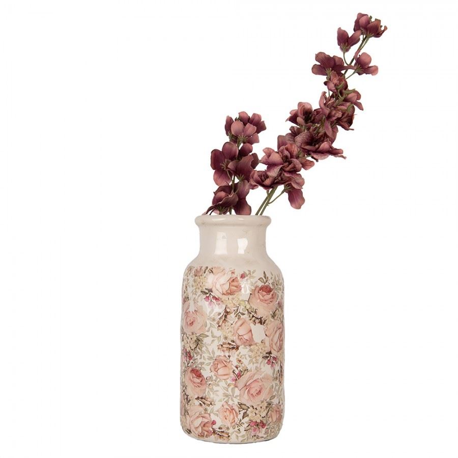 Декоративна керамічна ваза в вінтажному стилі Roses, 15*32 см, 6CE1930L