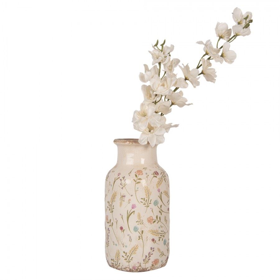 Декоративная керамическая ваза в винтажном стиле Colored Flowers, 14*26 см, 6CE1931M