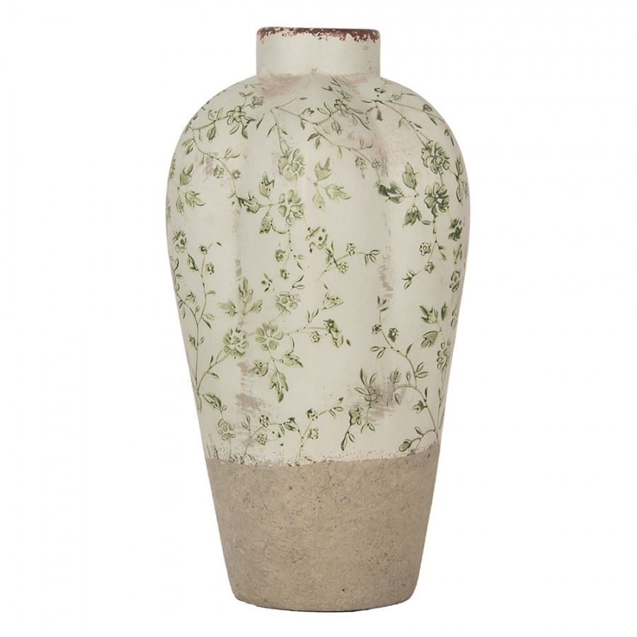 Декоративная керамическая ваза в винтажном стиле Pastel Green, 17*29 см, 6CE1936S