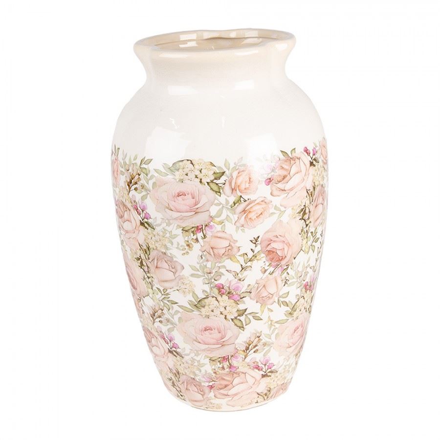Декоративна керамічна ваза в вінтажному стилі Roses, 21*37 см, 6CE1940L