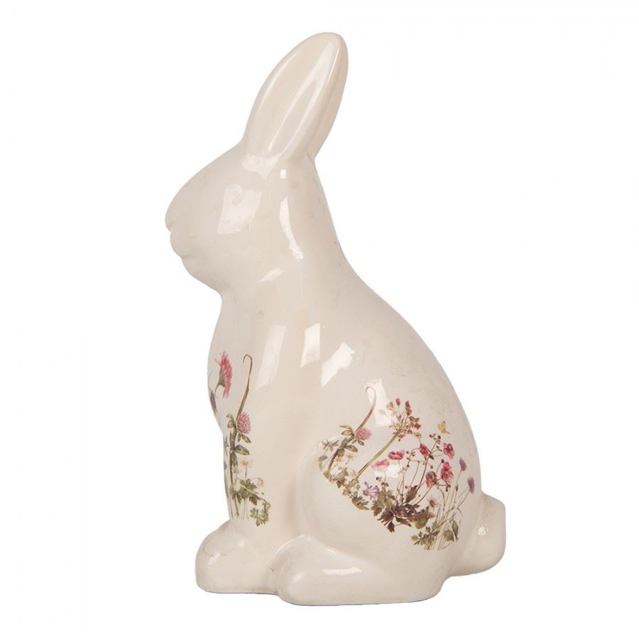 Керамическая фигурка Кролик Summer Flowers, 16*12*28 см, 6CE1959L