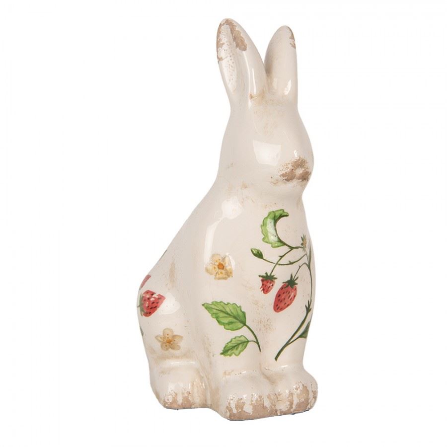 Керамічна фігурка Кролик Strawberries, 13*10*21 см, 6CE1960M