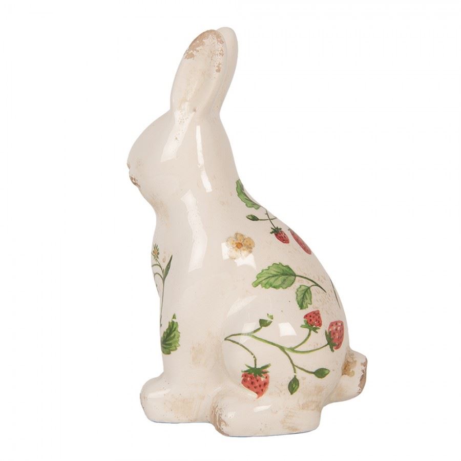 Керамічна фігурка Кролик Strawberries, 13*10*21 см, 6CE1960M
