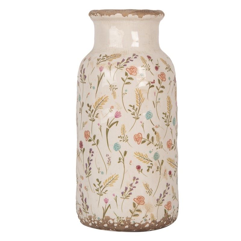 Декоративная керамическая ваза в винтажном стиле Colored Flowers, 15*32 см, 6CE1931L