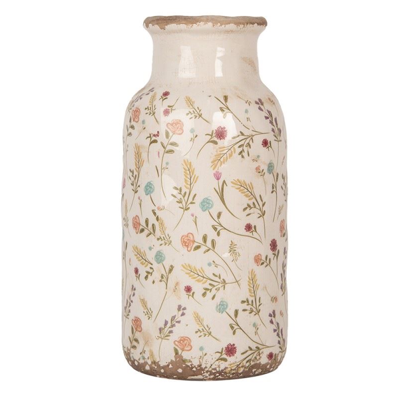 Декоративная керамическая ваза в винтажном стиле Colored Flowers, 15*32 см, 6CE1931L