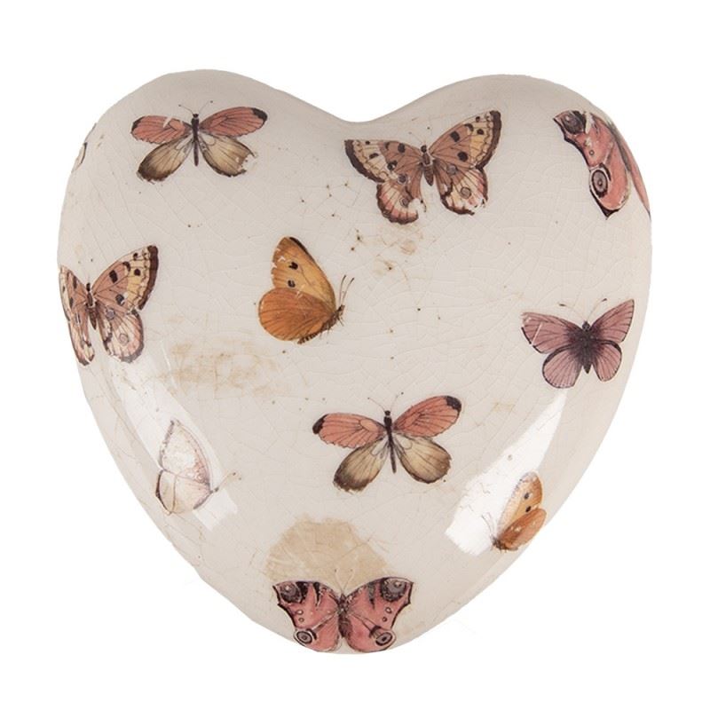 Керамічна фігурка Серце Butterflies, 10*10*4 см, 6CE1668L