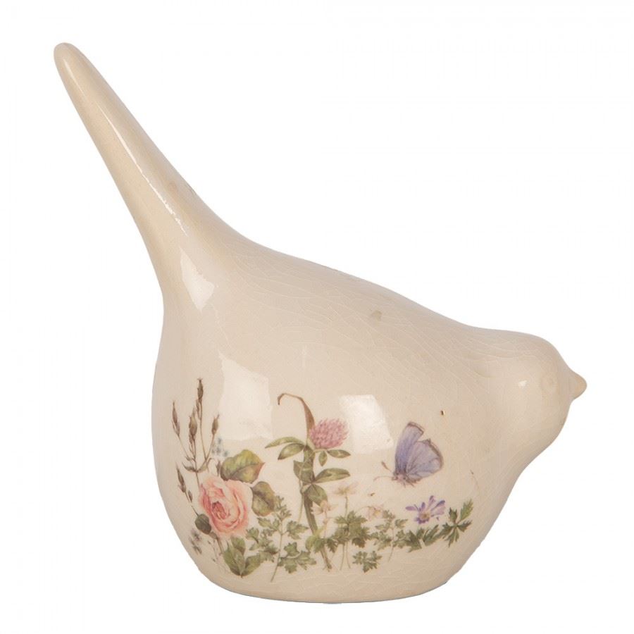 Керамічна фігурка Пташка Summer Flowers, 14*9*15 см, 6CE1954M
