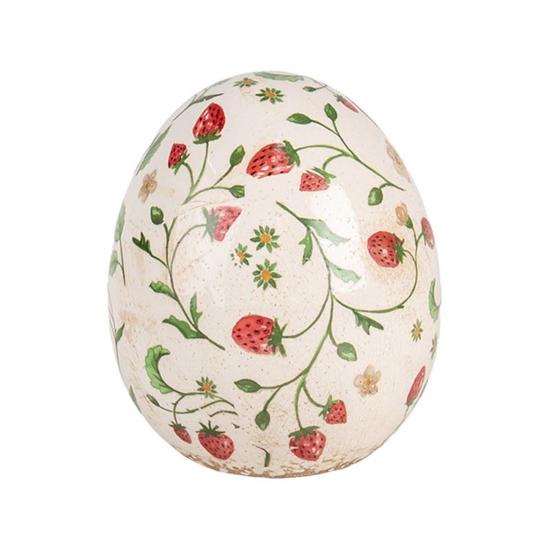 Керамическая фигурка Яйцо Strawberries, 14*16 см, 6CE1919L