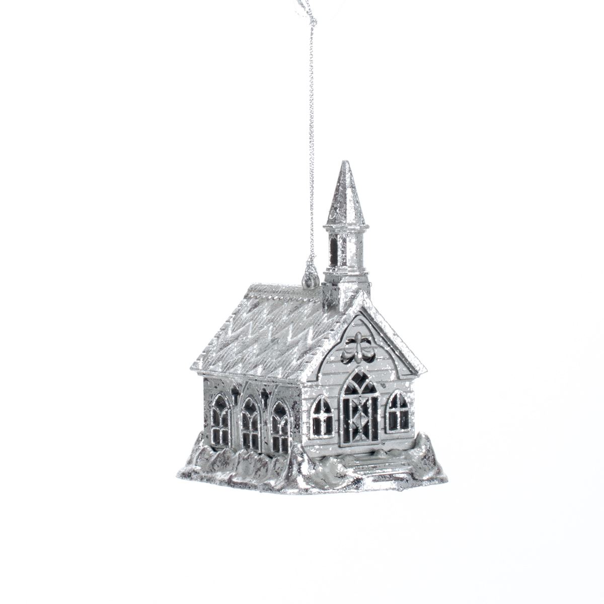 Новорічна прикраса Будинок Antique silver, 10*7,5*6 см, 146553