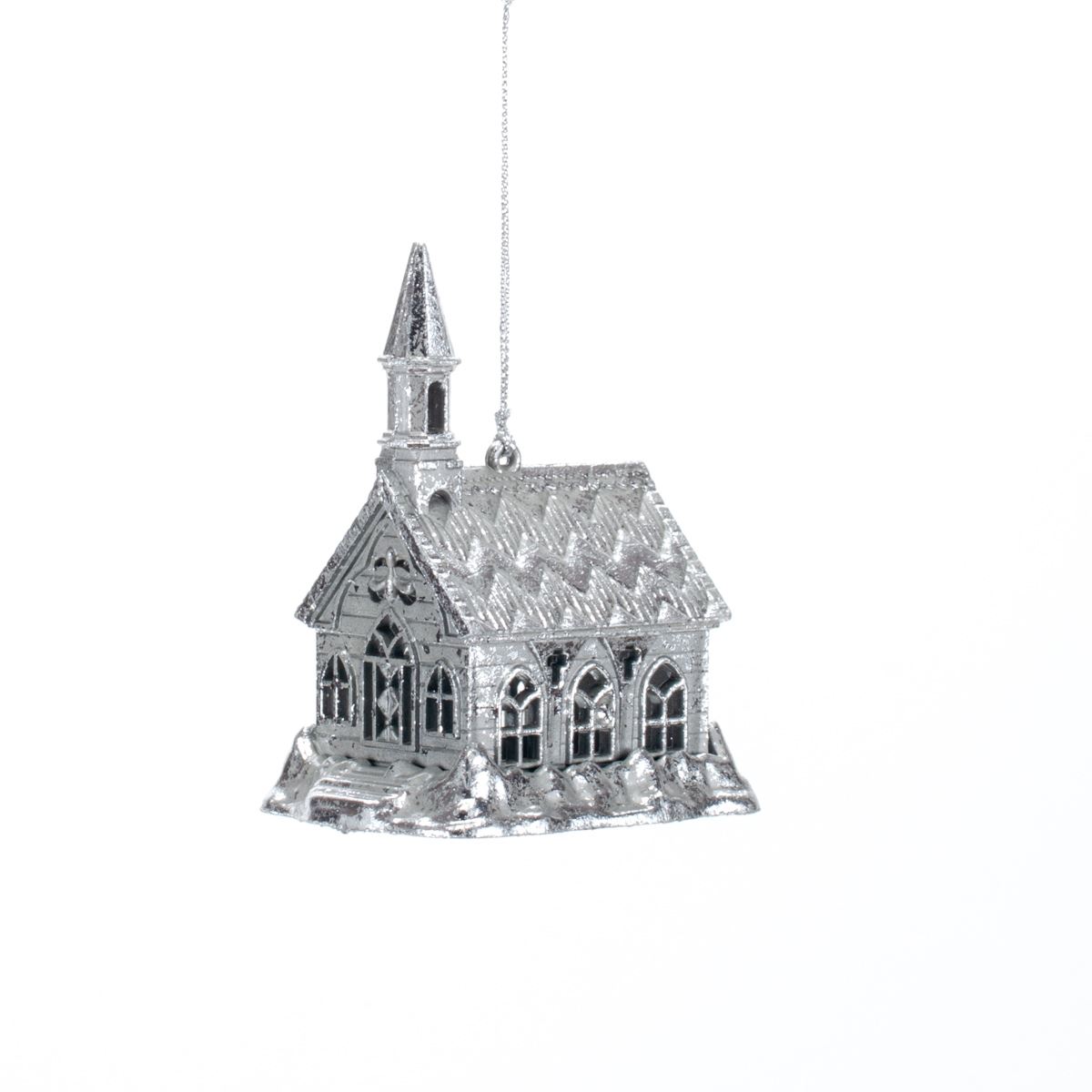 Новорічна прикраса Будинок Antique silver, 10*7,5*6 см, 146553