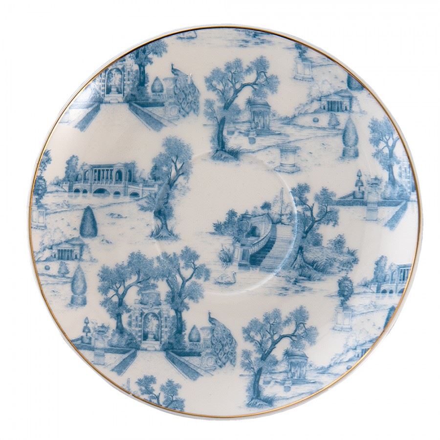 Чашка с блюдцем Blue White, 250 мл, 6CEKS0001BL