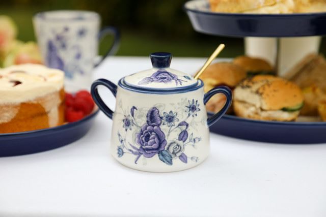 Сахарница London Pottery Blue Rose, 300 мл, LPBRSUGBLU