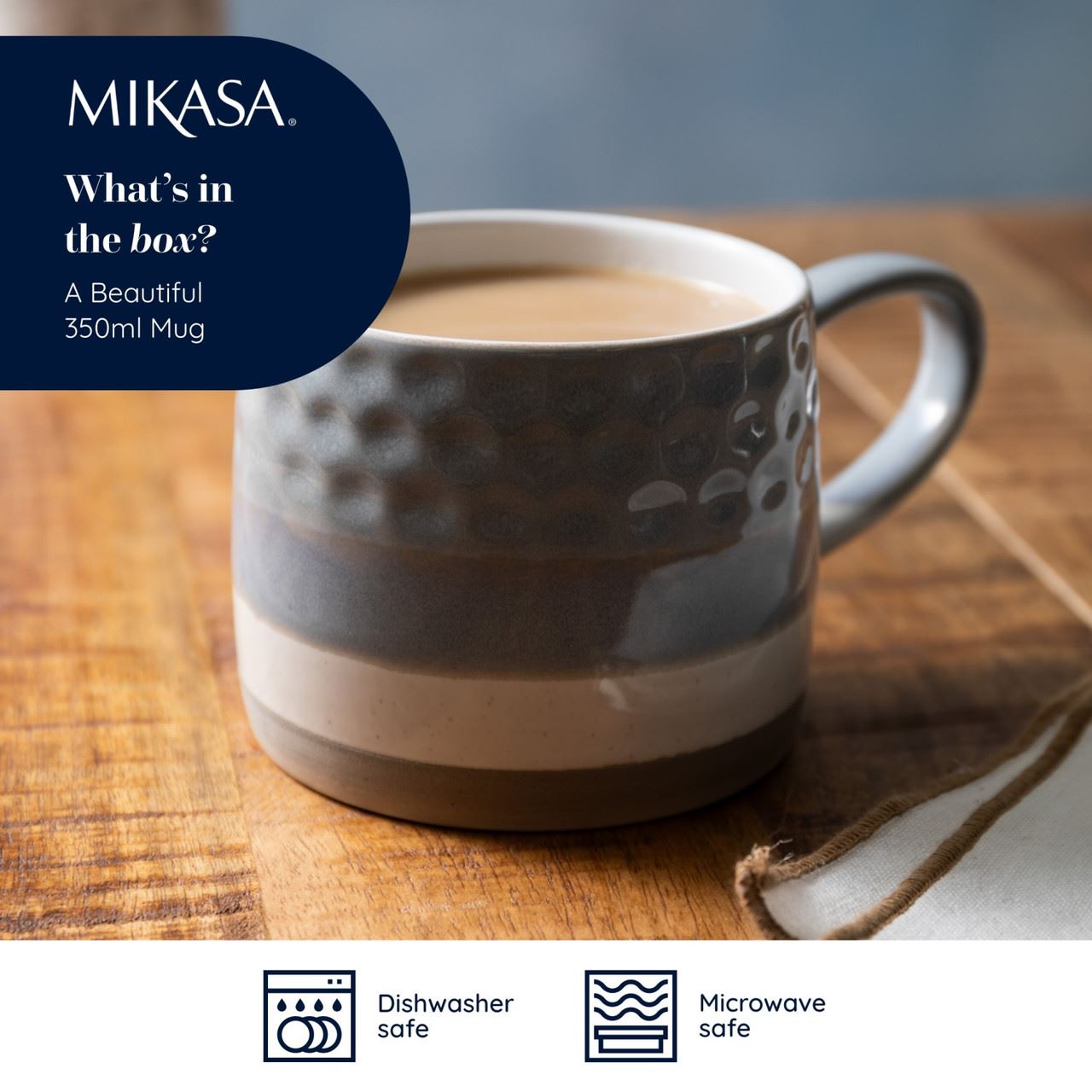 Чашка Mikasa Textured Ombre, 320 мл, MKMUG09