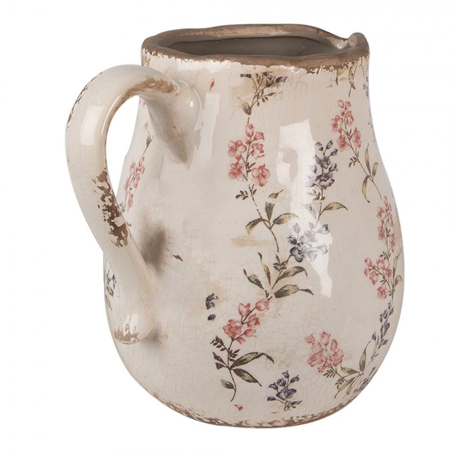 Декоративный керамический кувшин в винтажном стиле, 21*16*20 см, 6CE1616L