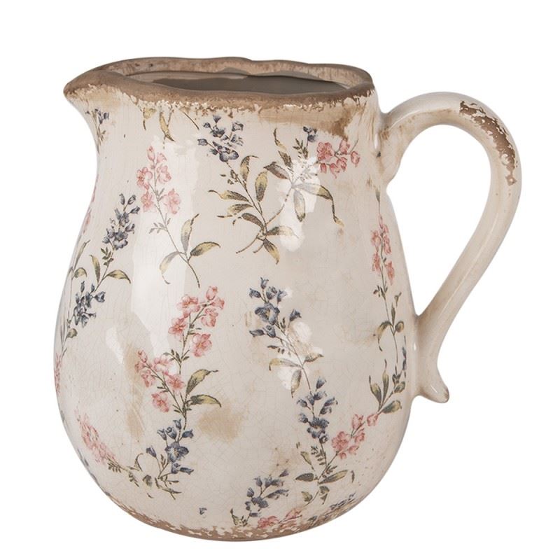 Декоративный керамический кувшин в винтажном стиле, 21*16*20 см, 6CE1616L