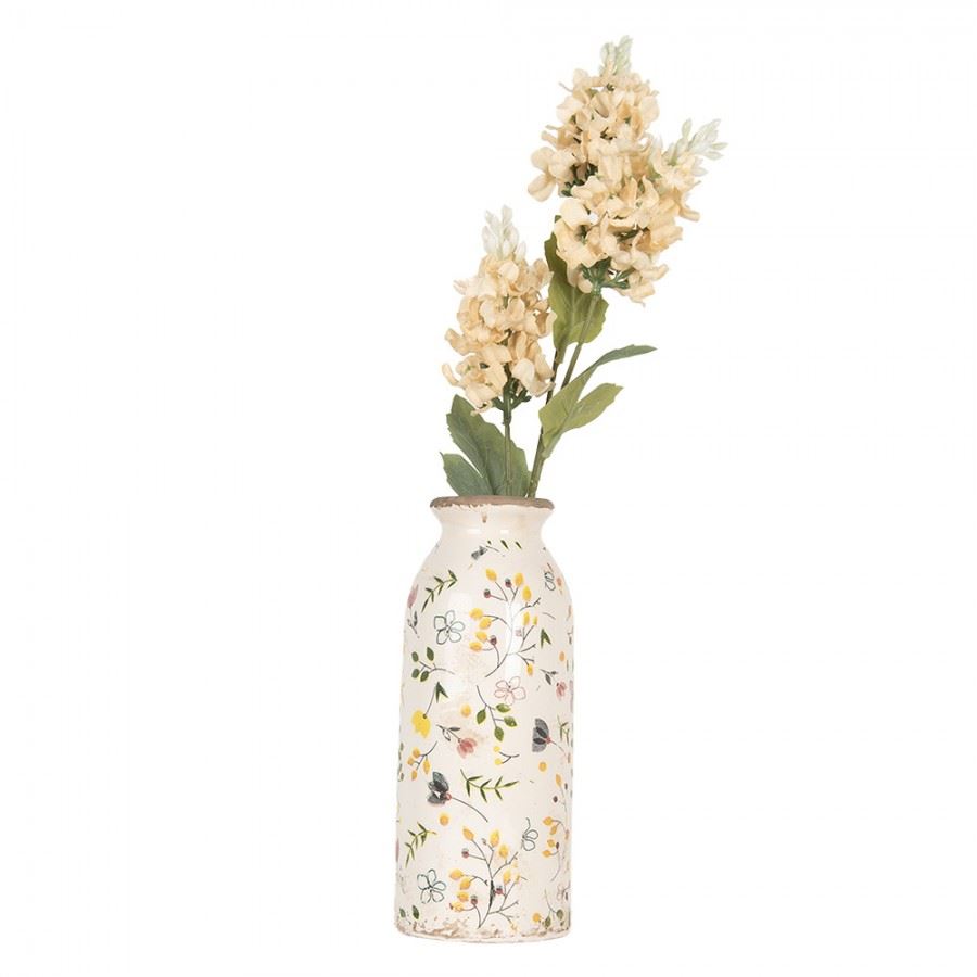 Декоративная керамическая ваза в винтажном стиле Colored Flowers, 8*20 см, 6CE2018
