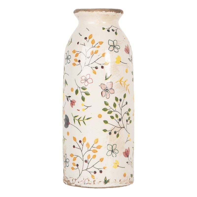 Декоративная керамическая ваза в винтажном стиле Colored Flowers, 8*20 см, 6CE2018