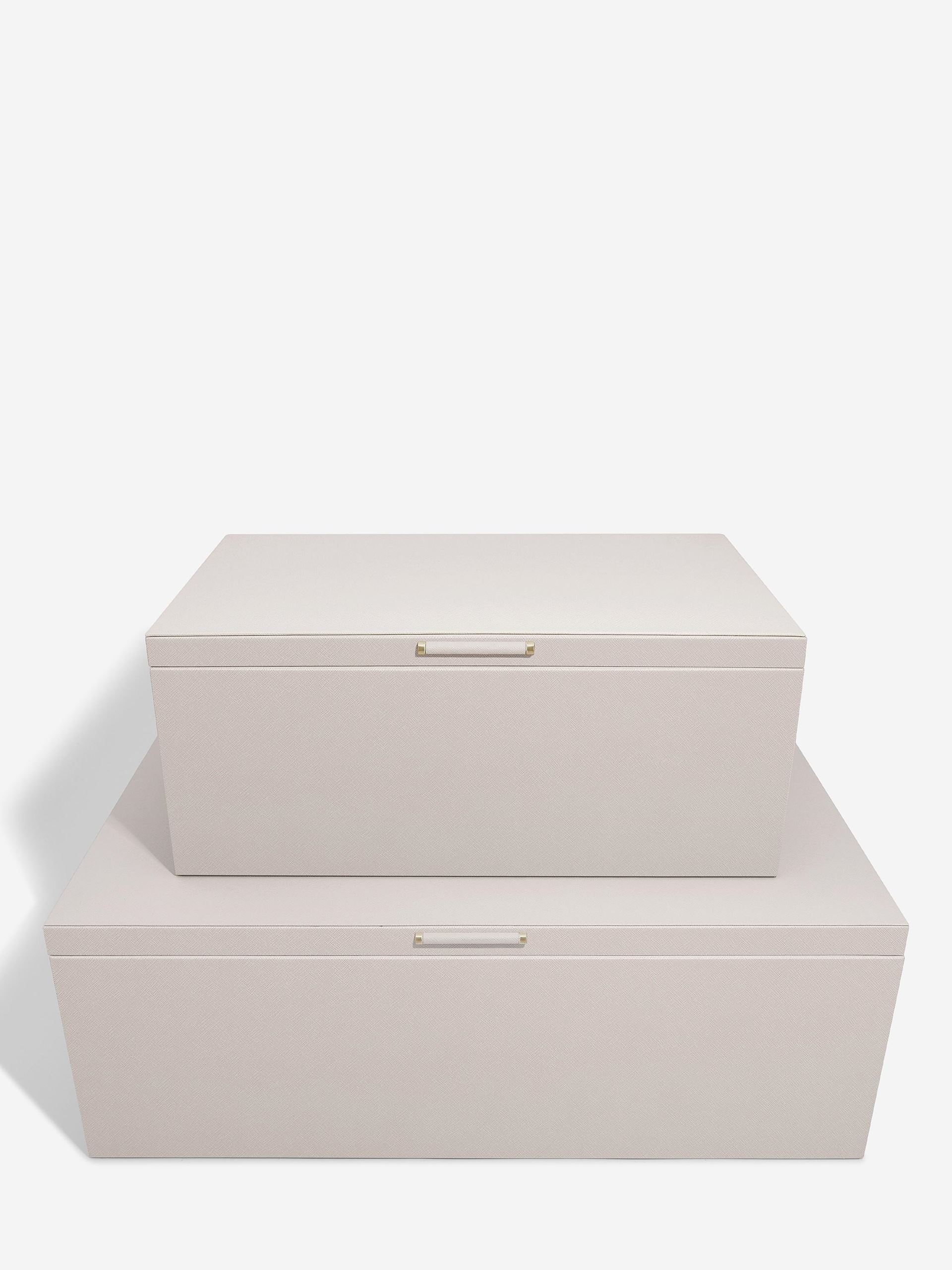 Набір коробок для зберігання Stackers Taupe & Champagne Gold,  75765