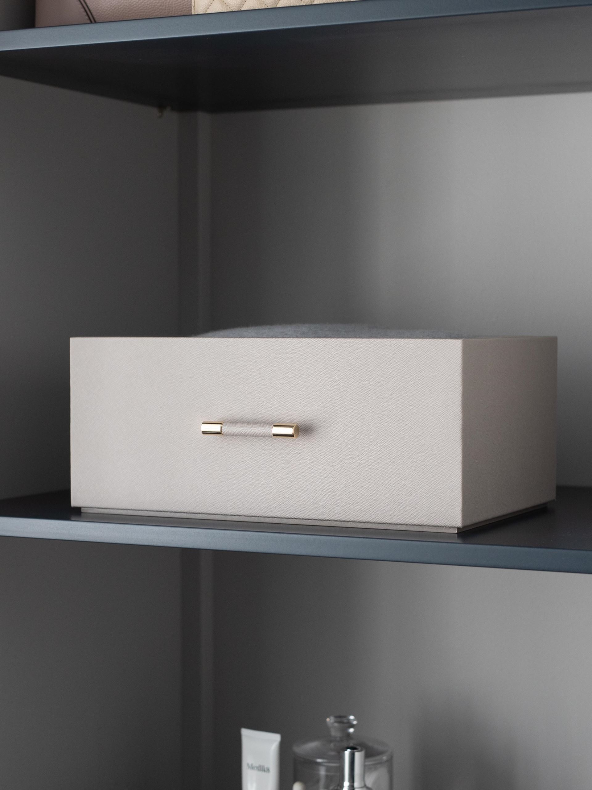 Коробка для зберігання Stackers Taupe & Champagne Gold,  25*36*15,5 см, 75926