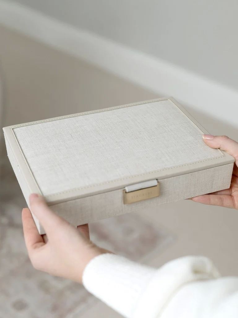 Скринька для прикрас Stackers Oatmeal & Linen, 18*25*4 см, 76380