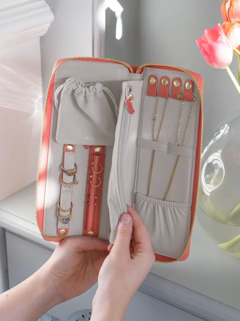 Органайзер для прикрас Travel Stackers Grapefruit & Champagne Gold, 24,5*10,5*3 см, 76680