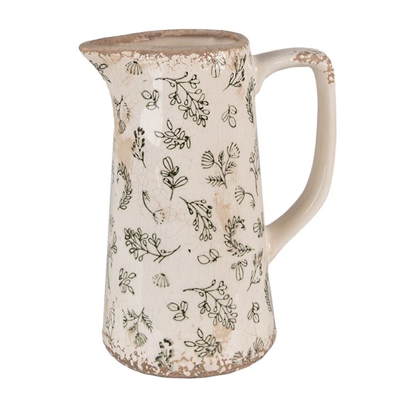 Декоративный керамический кувшин в винтажном стиле, 15*10*19 см, 6CE1547
