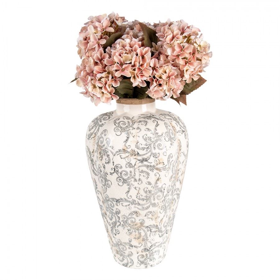 Декоративная керамическая ваза в винтажном стиле Pastel Grey, 24*40 см, 6CE1934L